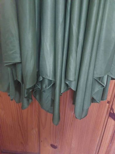 Linda Bernell lime green halterneck dress (free post)