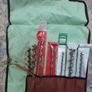 Auger Wood Drill Bore Bits x 7 in pouch - For Sale Image 6