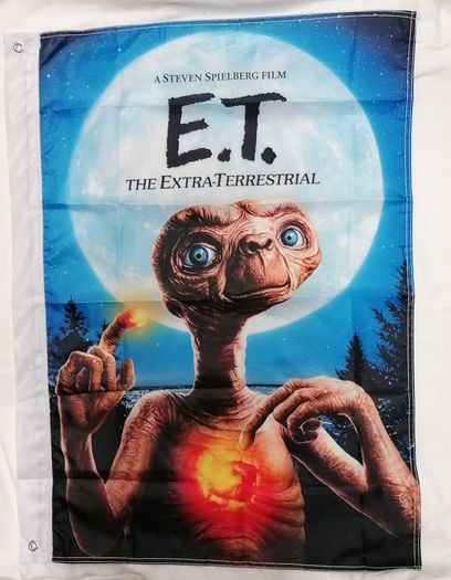 ET movie flag 3ft x 2ft.