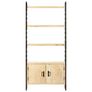 4-Tier Bookcase 80x30x180 cm Solid Mango Wood Image 3