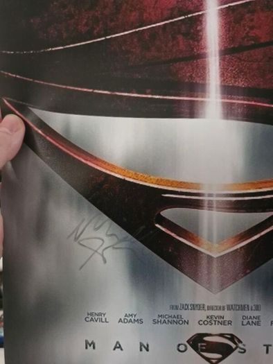 Michael Shannon Man of Steel Signed Poster Print