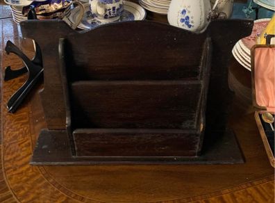 Antique letter rack early 1900s