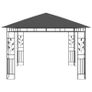 Gazebo with Mosquito Net and String Lights 3x3x2.73 m Anthracite 180 g/sq.m Image 5