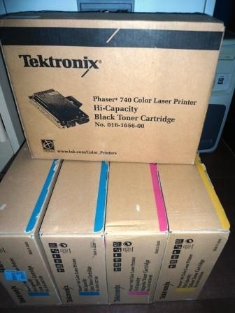 Tektronix Phaser 740 Colour Laser Printer High-Capacity Black Toner Cartridge