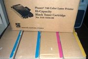 Tektronix Phaser 740 Colour Laser Printer High-Capacity cyan, or majenta, or yellow Toner Cartridge