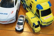 Police cars &amp; ambulances