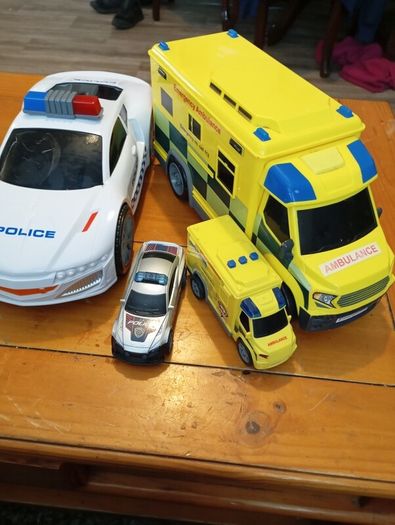 Police cars & ambulances