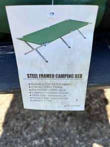 Camping bed