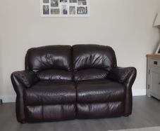3 2 1 suite. Brown leather.
