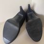 New Look wide-fit high heel black suede shoes. Size UK5 Image 4