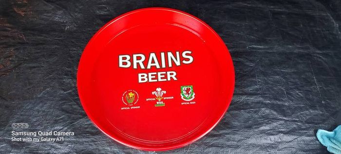 brains brewery's Welsh beer/drinks tray, mint condition,,price includes post includes to anywhere in Ireland thank you.