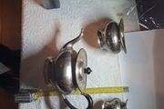 Antique silverplate coffee set.