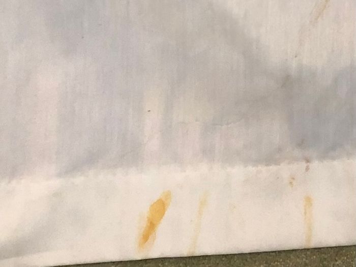 Lined curtain. Vintage fabric
