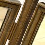 Vintage Carved Wooden Folding Triptych Dressing Mirror Image 3