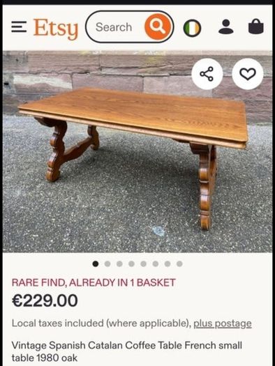 Mahogany Coffee Table