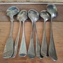 Vintage Nickel Plate Spoons