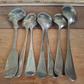 Vintage Nickel Plate Spoons