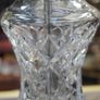 Vintage Waterford Crystal Table Lamp with Brass Base Image 5