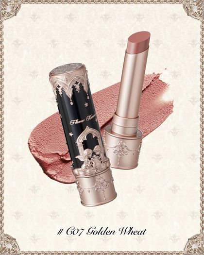 Flower Knows Little Angel Collection Matte Lipstick in C07 Golden Wheat