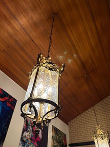 antique chandelier x 2