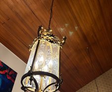 antique chandelier x 2
