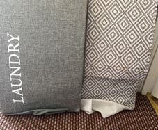 2 laundry baskets