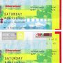1999 British Grand Prix Ticket Stubs x 6 - Formula 1 - Silverstone - 0043 Image 2