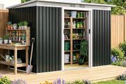 Brand New Black Shed 9ft x4ft
