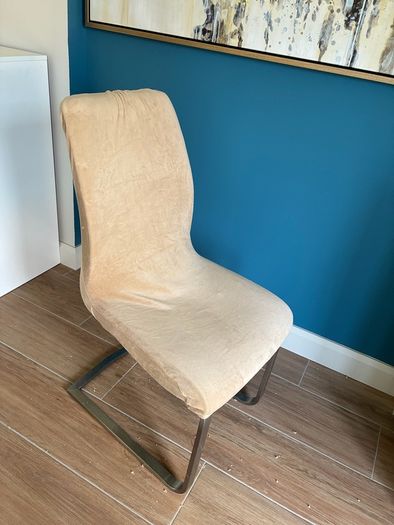6 cantilever dining chairs