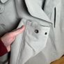 Lululemon Always There Short Trench Coat Sz 16UK 12US XXL Beige Casual Hooded Image 5