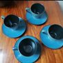 4 Coffee/Tea Cups and Saucers Image 6