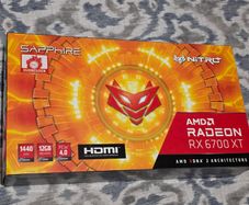 Sapphire NITRO AMD Radeon RX 6700 XT 12GB,  Excellent Condition, Original Box