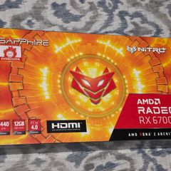 Sapphire NITRO AMD Radeon RX 6700 XT 12GB,  Excellent Condition, Original Box