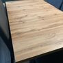 Large Extendable Solid Wood Table and Chairs - 6 Dark Grey Image 6