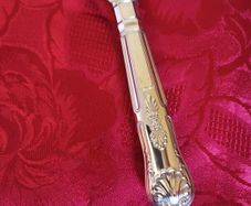 Silver Plated 'King's Pattern Handle Cake/Bread Knife