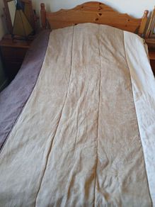 Beautiful Kingsize Suede Bedspread