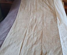 Beautiful Kingsize Suede Bedspread