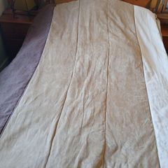 Beautiful Kingsize Suede Bedspread