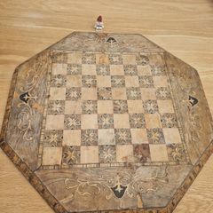 Chess Board Antique probably over 150 years old