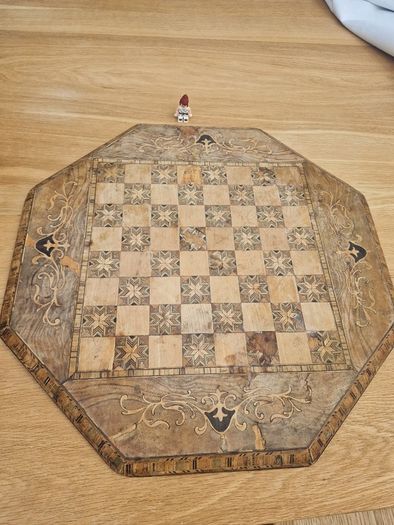 Chess Board Antique probably over 150 years old
