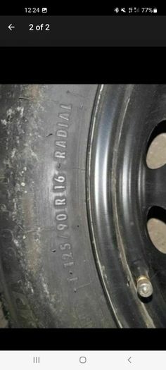 Mercedes clk spare wheel 16"
