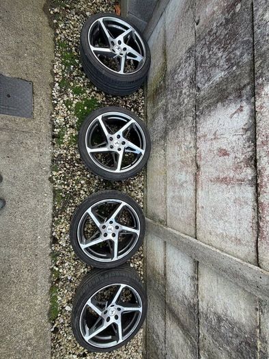 River alloys and tyres 5x112 18inch