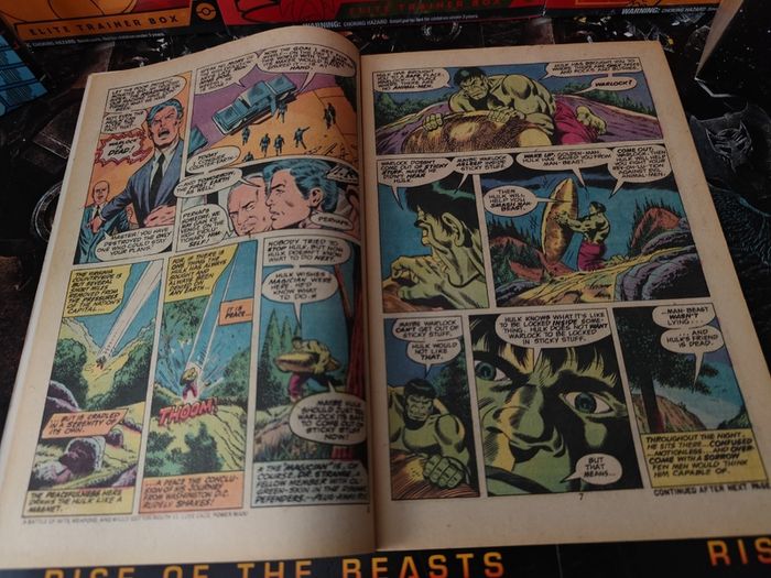 Incredible Hulk ! Issue #178 ! Warlock Born again ! Resurrection Cover ! Bronze Age Comic from 1974 ! by Marvel !