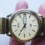 Vintage Rare 1980s Seiko SQ 8C23-6010 Day Date Quartz Gold Plated Gents Watch Image 8