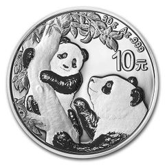 2021 China 10 Yuan 30g Silver Bullion Coin - Panda BU (In Capsule)