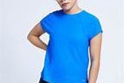 Helen Steele Mesh Back Blue Tee size UK22 EU50 Postage included