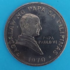 Philippines Pope Paul Vi Visit 1970 Coin In Uncirculated Condition