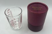 antique medicine cup and case