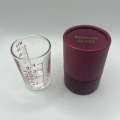 antique medicine cup and case