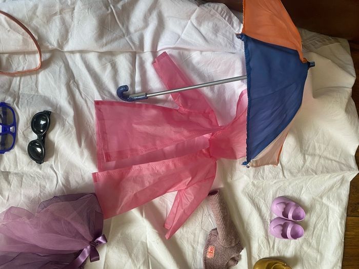 Our generation food truck, bathtub, picnic table, dolls, and clothes